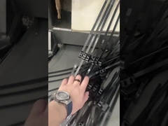 UV αντίστροφοι δοντιών νάυλον καλωδίων δεσμοί φερμουάρ καλωδίων δεσμών μαύροι πλαστικοί επαναχρησιμοποιήσιμοι