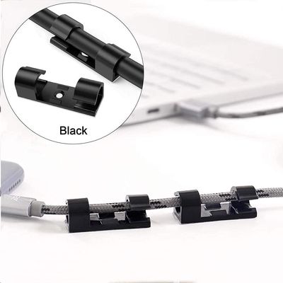 Adjustable Cable Tie Accessories Self Adhesive Cable Management Clips 7mm