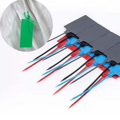 OEM Durable Custom Plastic Security Seals 50IBS Tensile Strength 100PCS/BAG